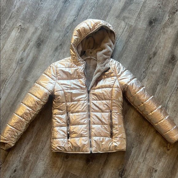 Women’s Tribal XS Cream Hooded reversible Jacket - Picture 5 of 8